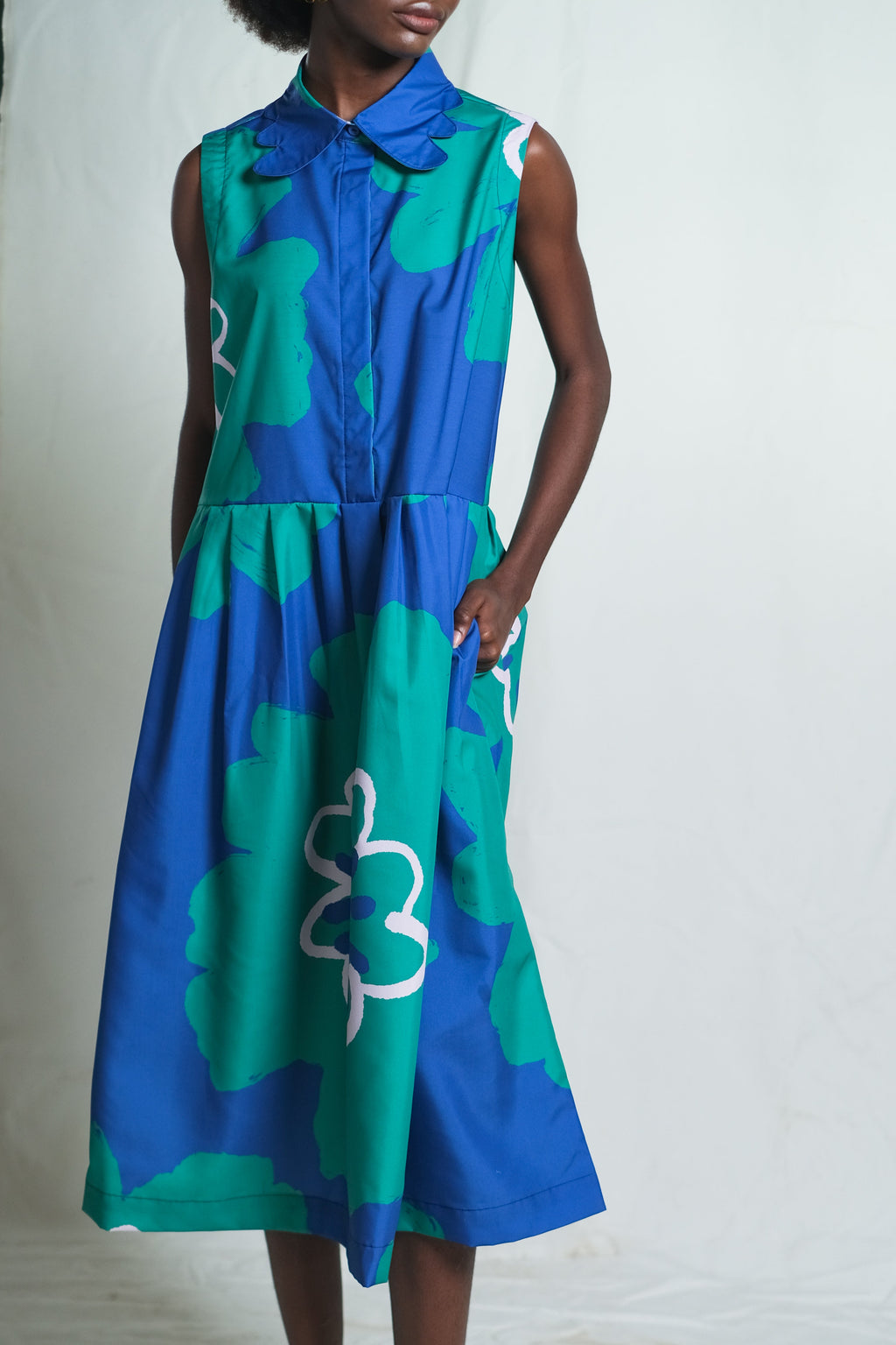 Patricia Midi Dress in Riesling