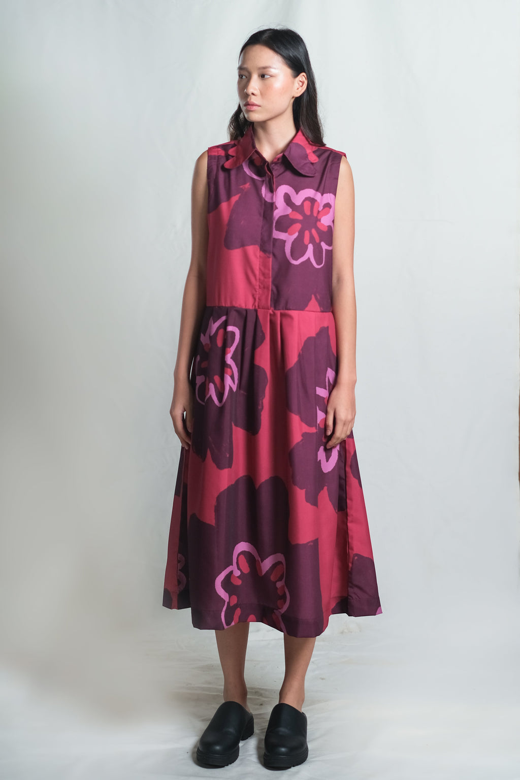 Patricia Midi Dress in Pinot