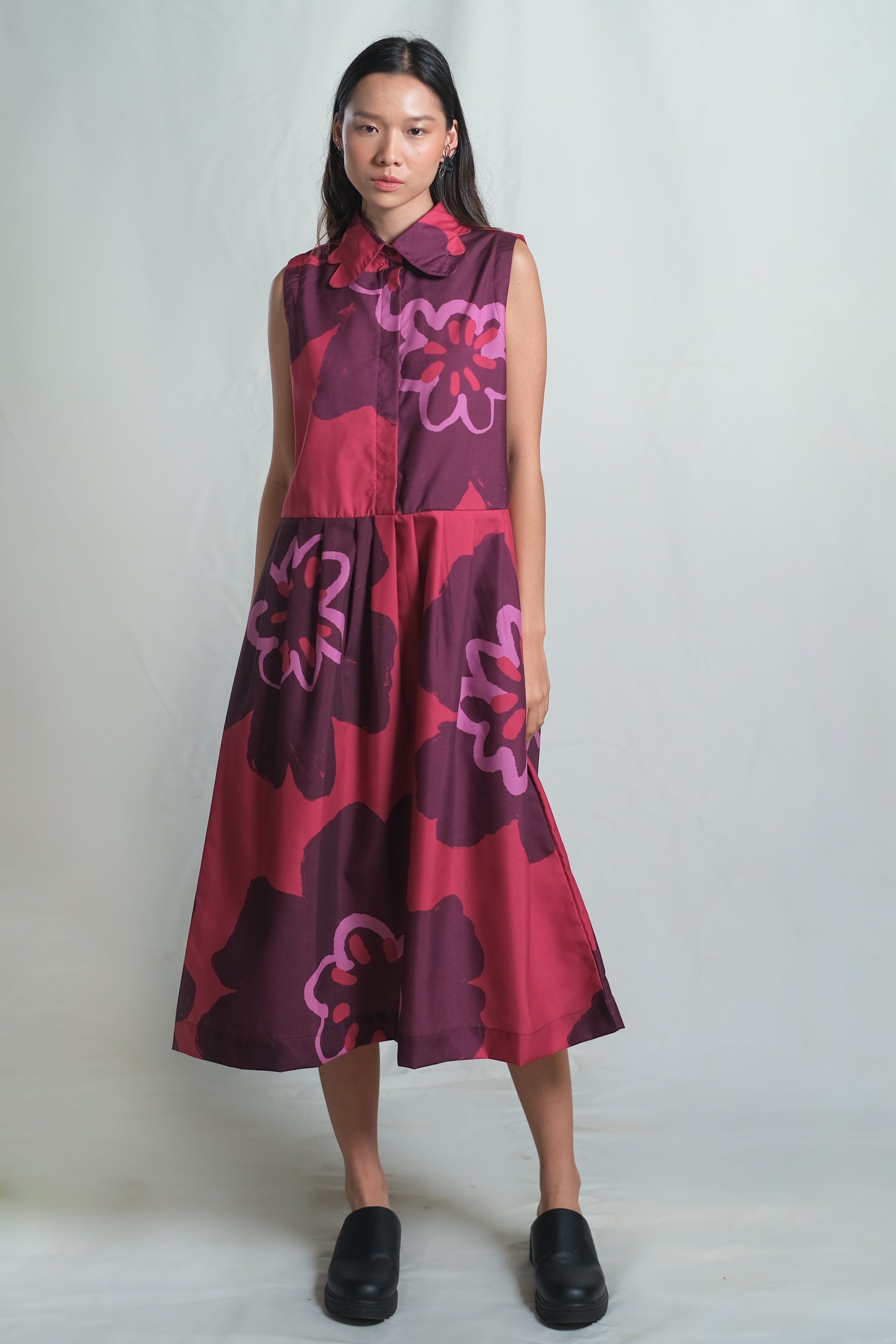 Patricia Midi Dress in Pinot