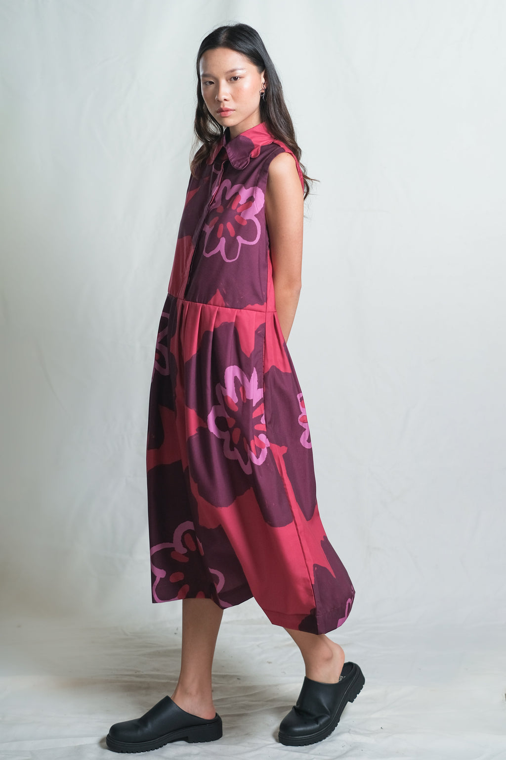 Patricia Midi Dress in Pinot