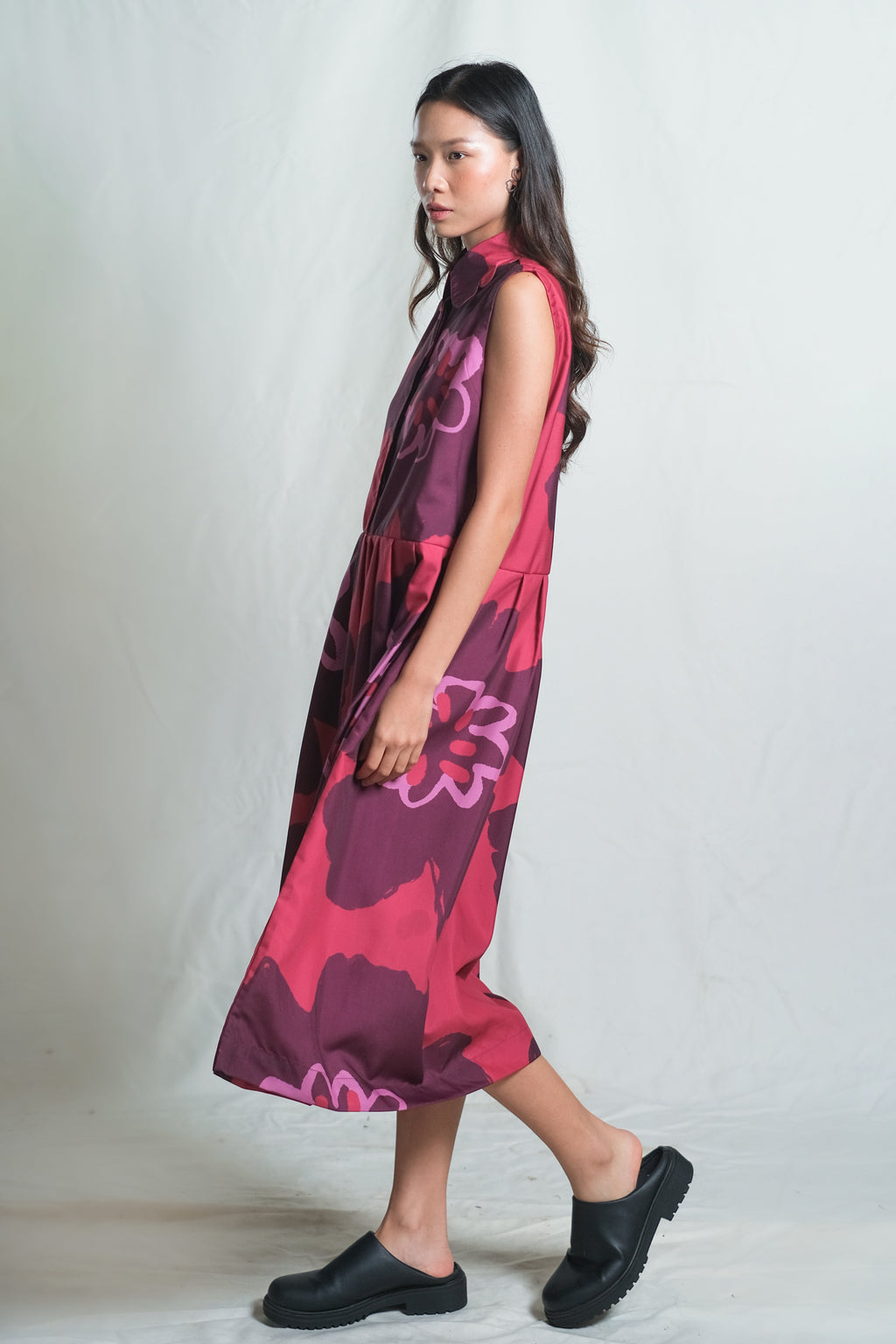 Patricia Midi Dress in Pinot