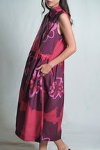 Patricia Midi Dress in Pinot