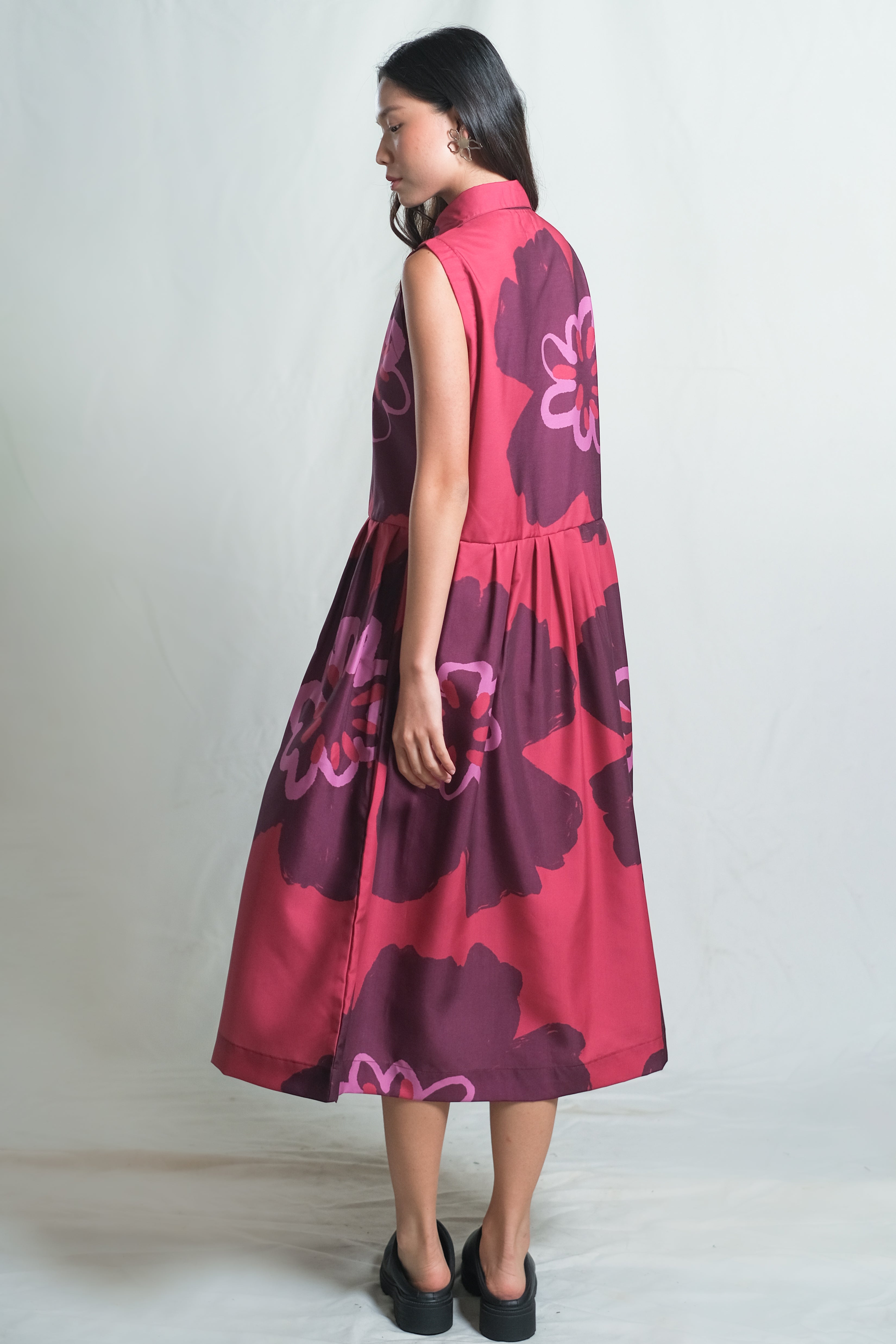 Patricia Midi Dress in Pinot