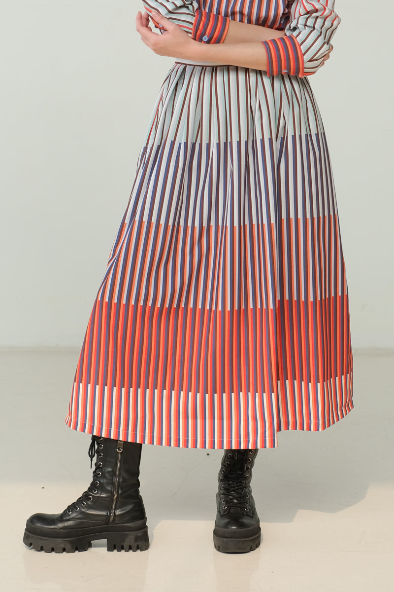 Highball Midi Skirt Aperol