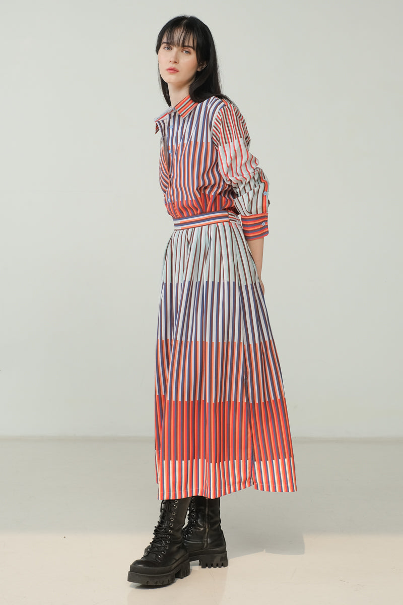 Highball Midi Skirt Aperol