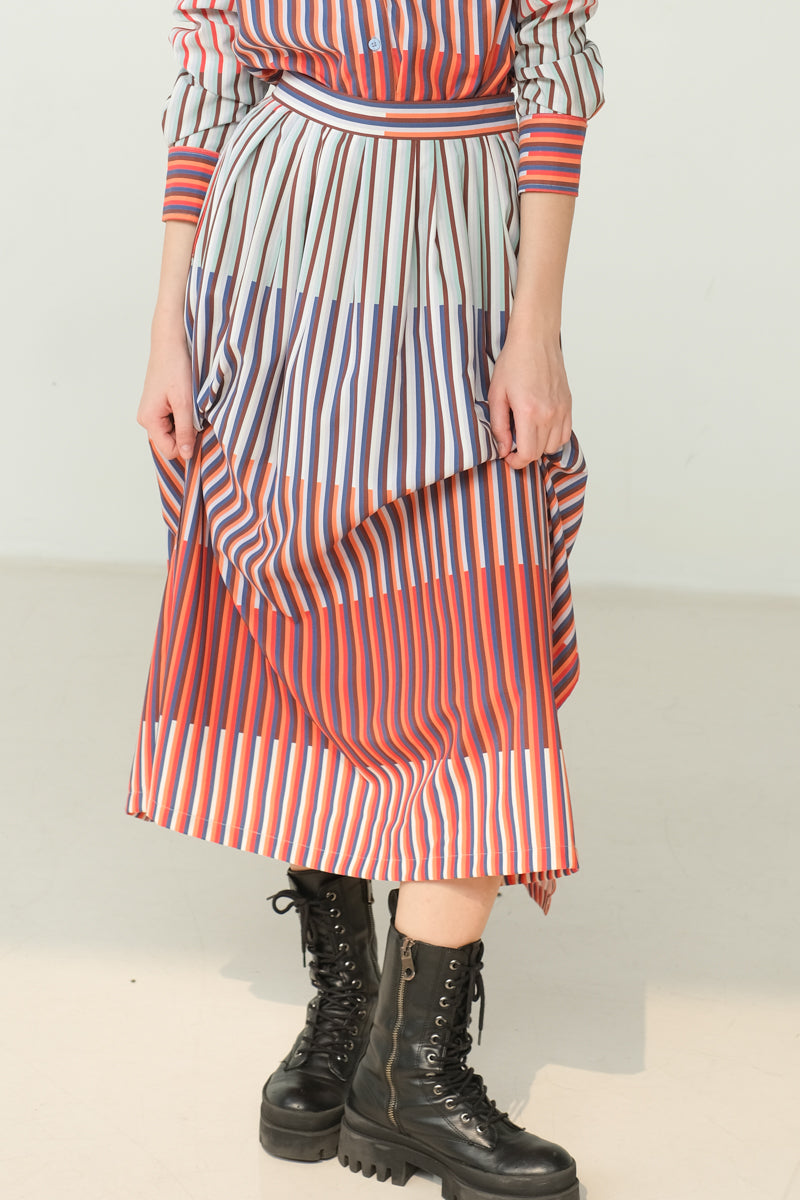 Highball Midi Skirt Aperol