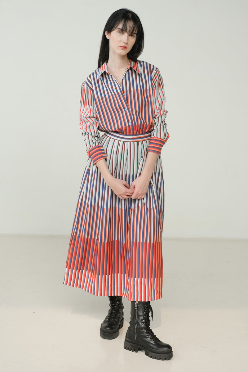 Highball Midi Skirt Aperol