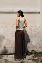 Kimo Pants in Pecan Brown