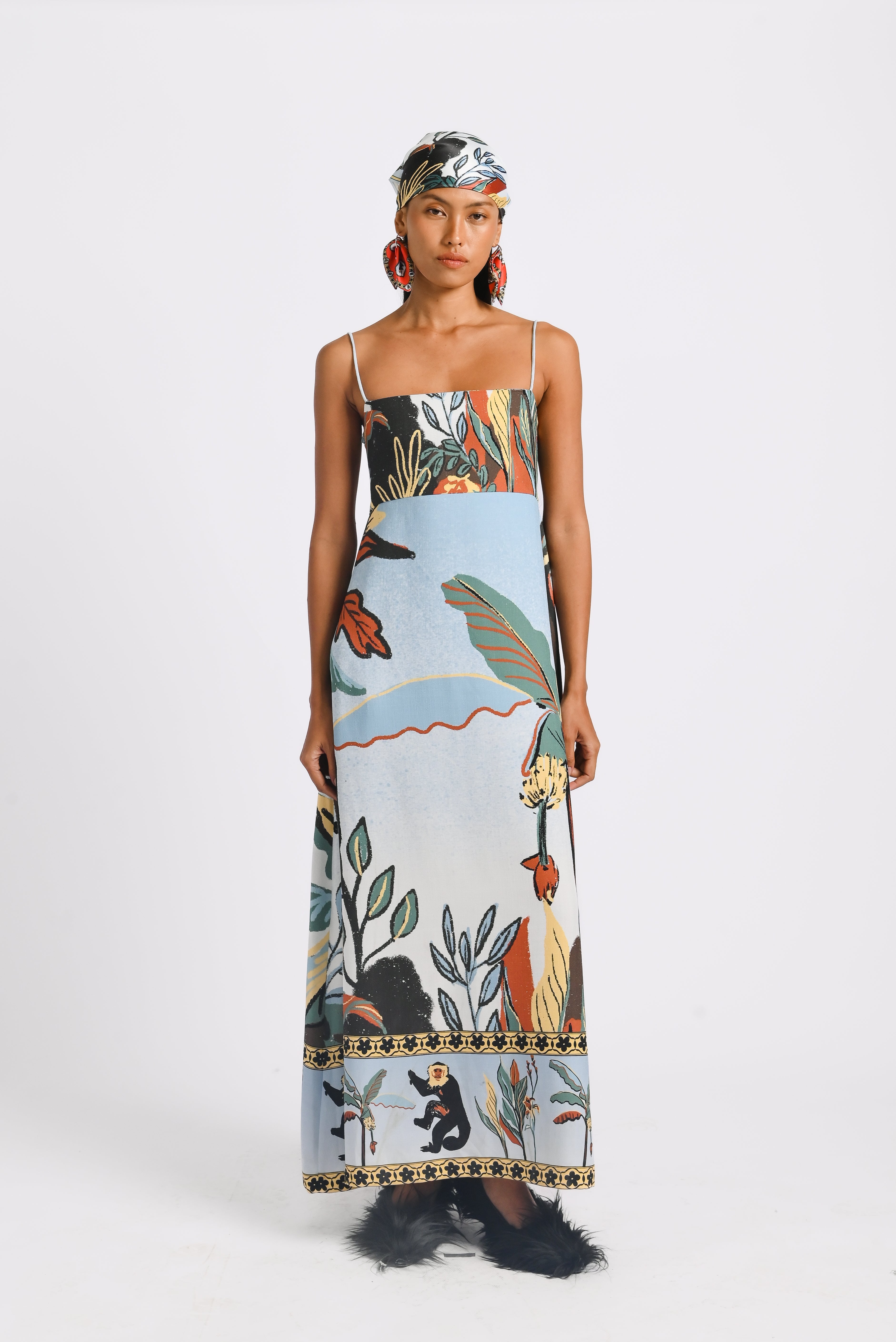 Oasea Scarf in Oasea Print