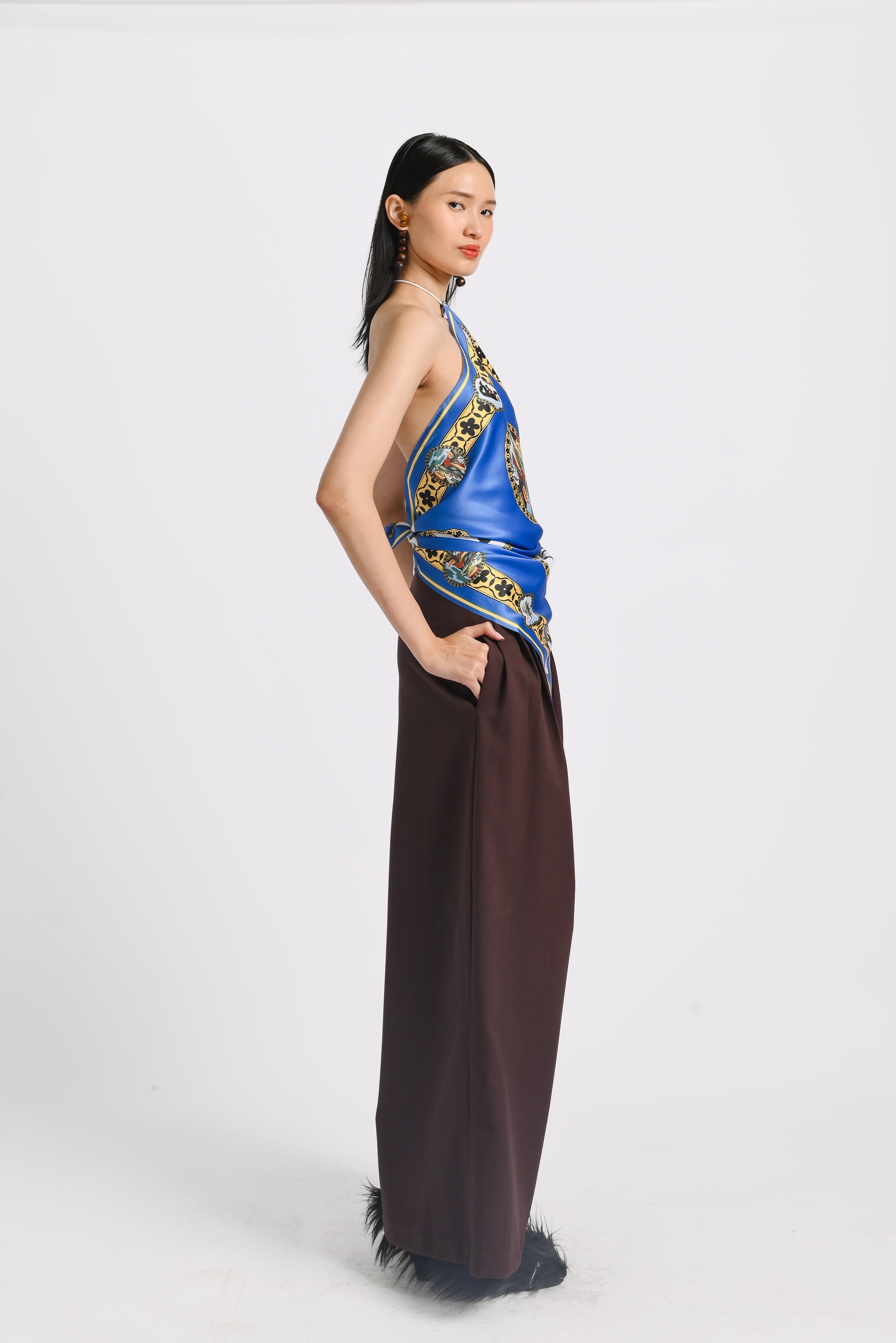 Kimo Pants in Pecan Brown