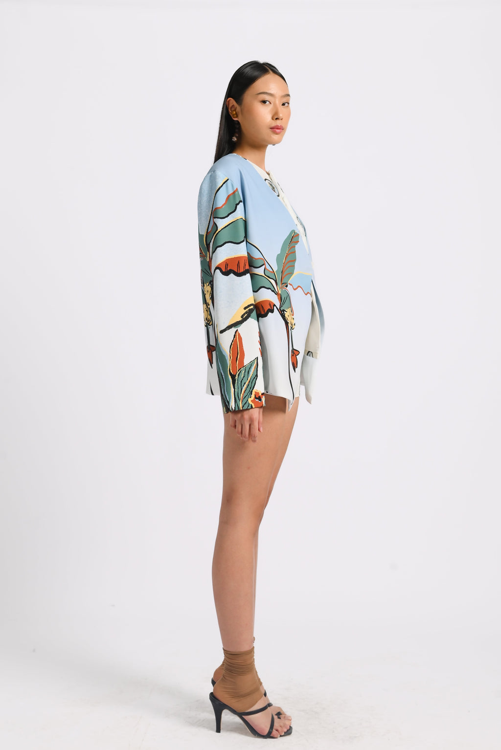 Kina Blazer in Oasea Print
