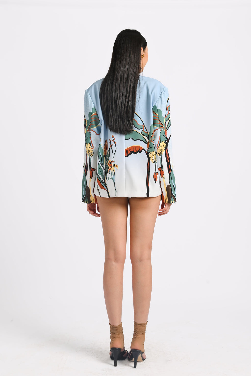 Kina Blazer in Oasea Print