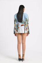 Kina Blazer in Oasea Print