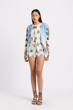 Kina Blazer in Oasea Print