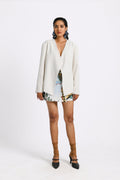 Kina Blazer in Bone White