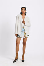 Kina Blazer in Bone White