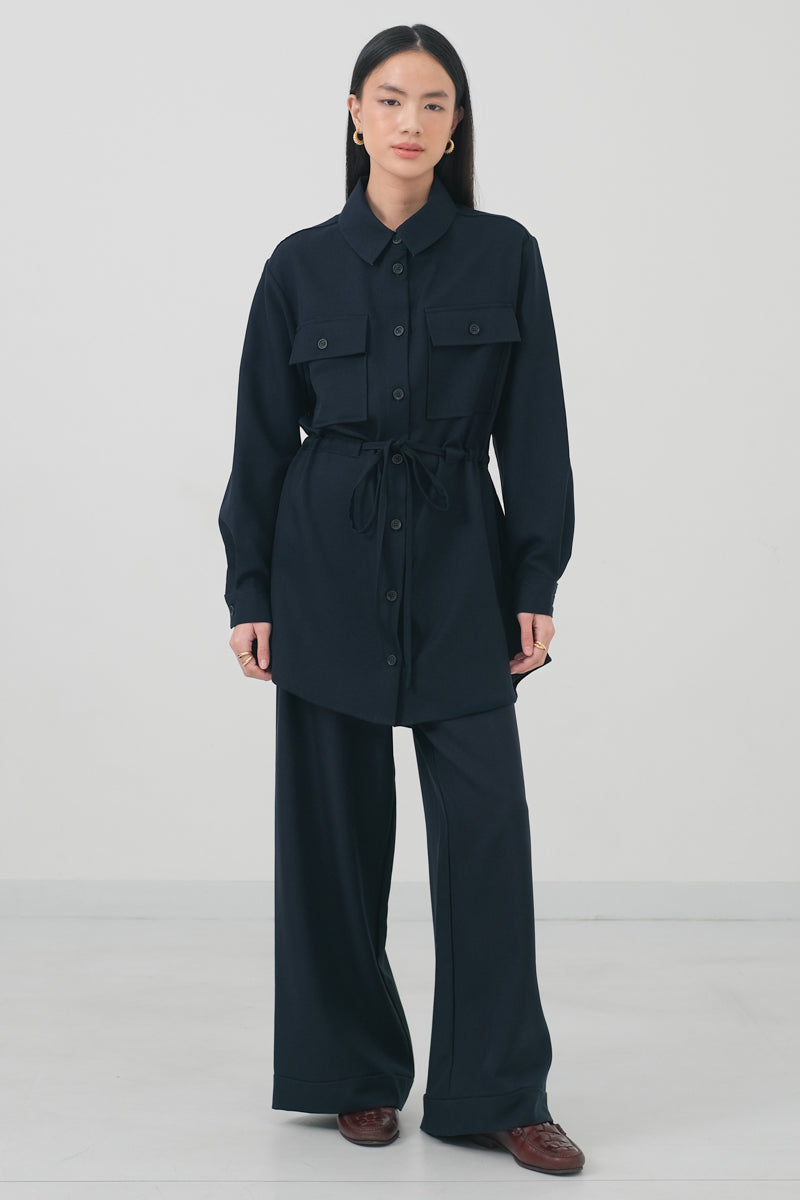 Zayn Parka Jacket in Midnight