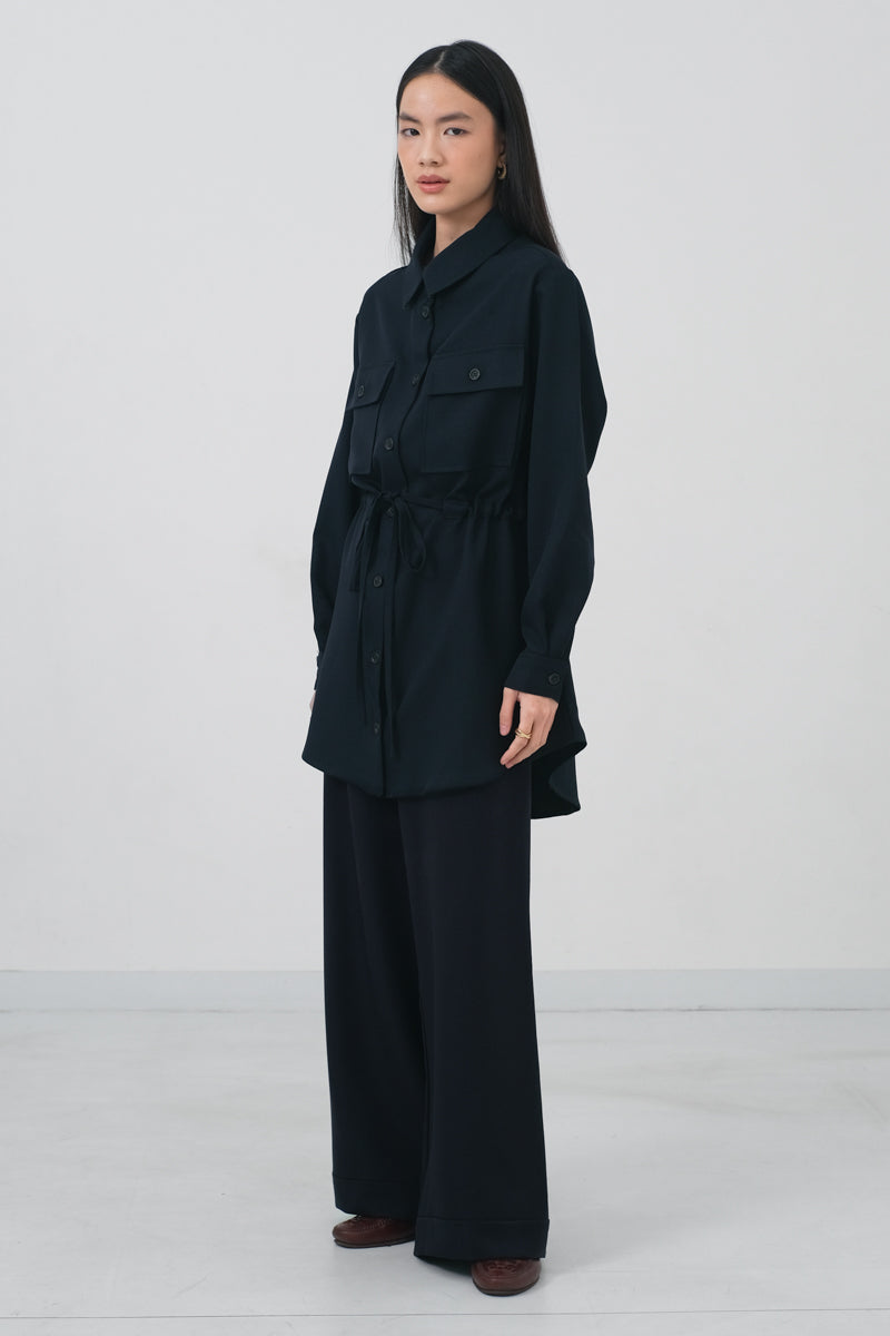 Zayn Parka Jacket in Midnight