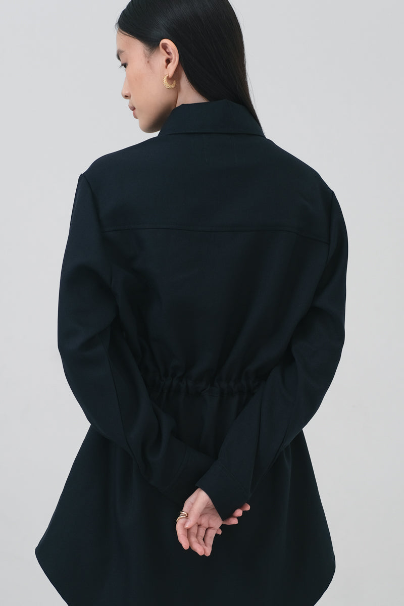 Zayn Parka Jacket in Midnight