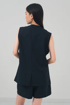 Cott Vest in Midnight