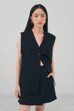 Cott Vest in Midnight