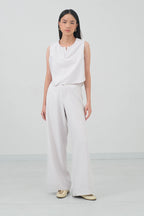 Jude Crop Top in Light Ash