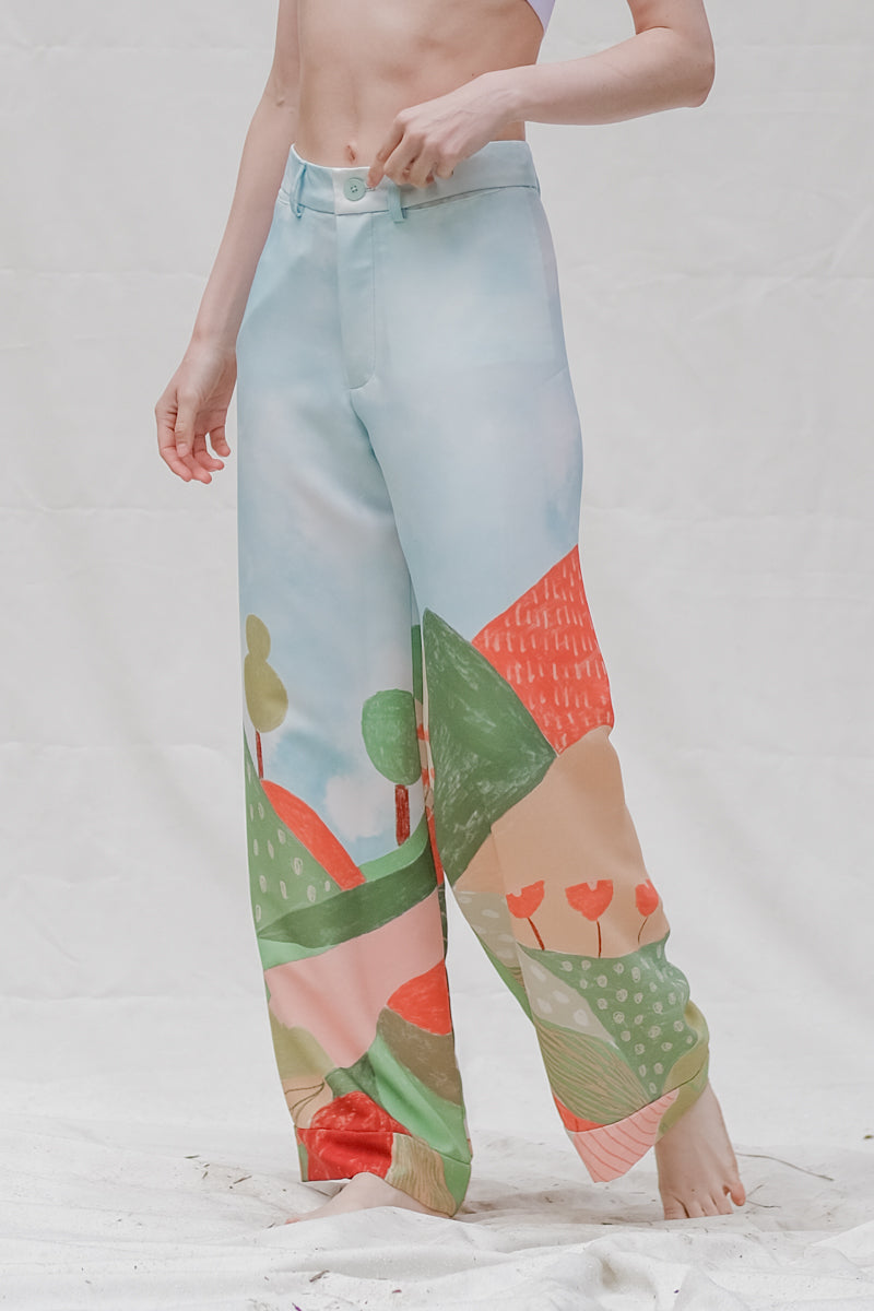 Kit Highwaist Pants In Dawn