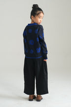 Mini Loulou Cardigan in Bluebell