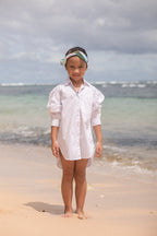 Mini Stirling Puff Dress In Daisy