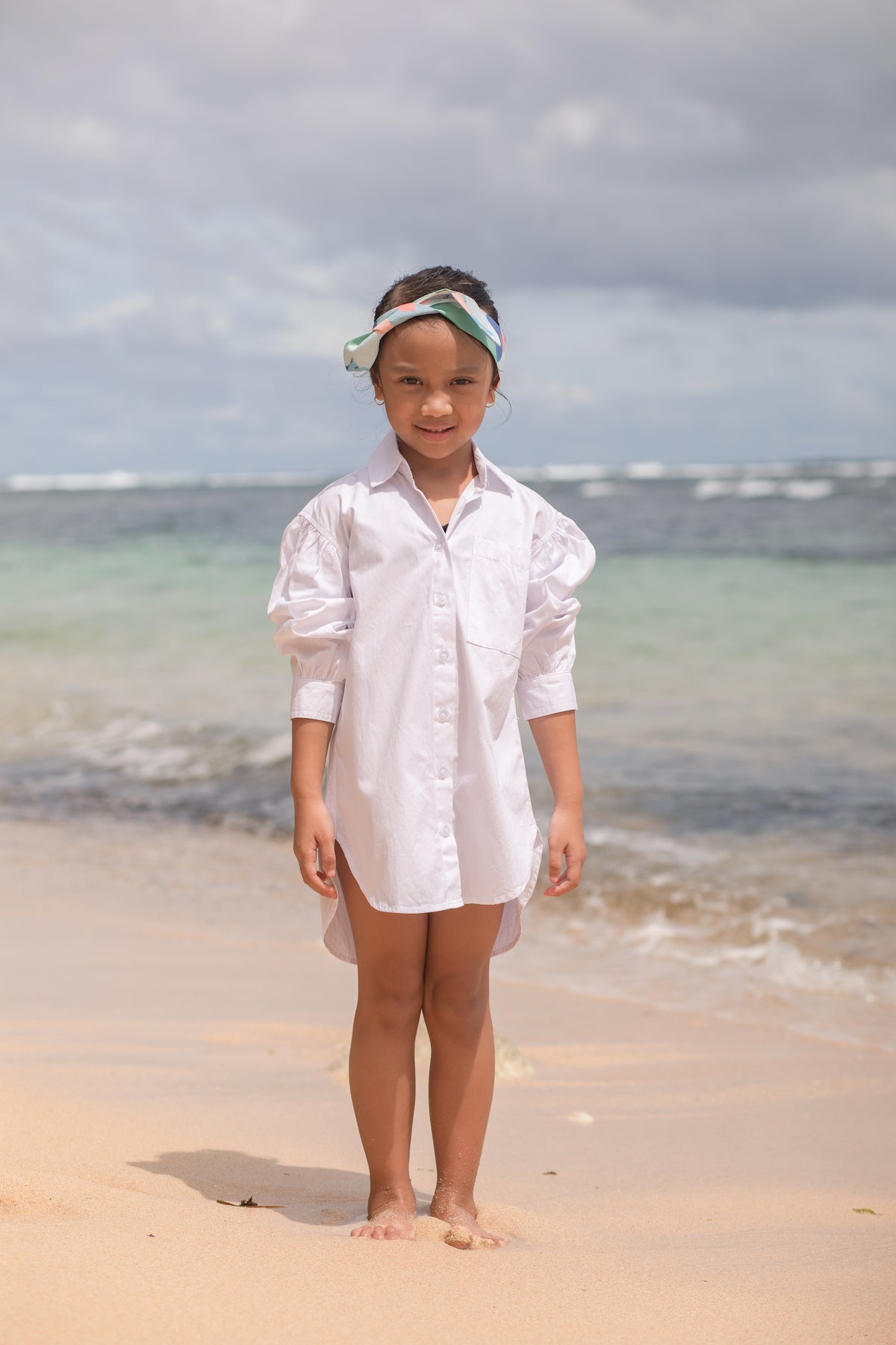 Mini Stirling Puff Dress In Daisy