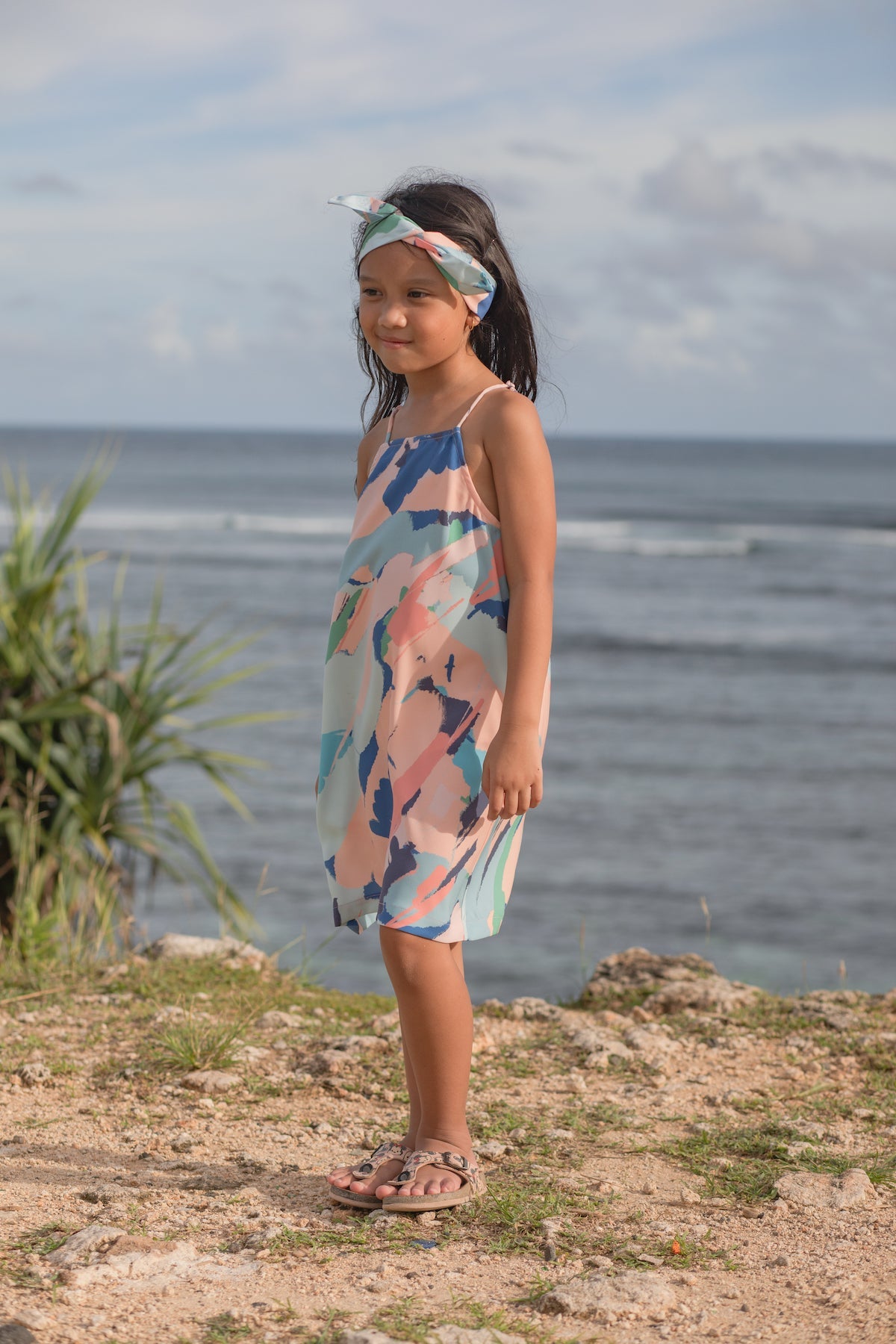 Mini Klarinda Slip Dress In Killara