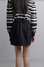 Kendra Mini Skirt in Midnight