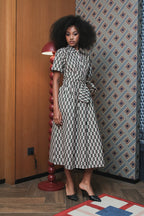 Bella Dress in Pink Pine