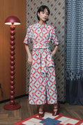 Bella Dress in Cherry Sky