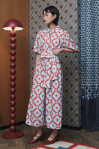 Bella Dress in Cherry Sky