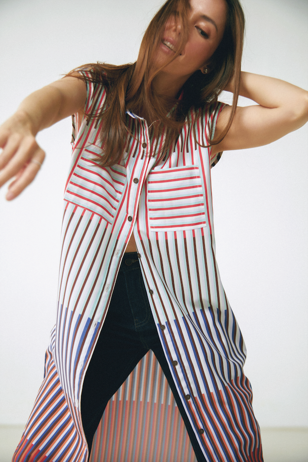 Mimosa Shirt Dress Aperol