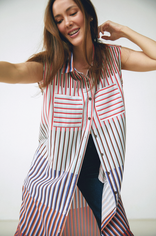 Mimosa Shirt Dress Aperol