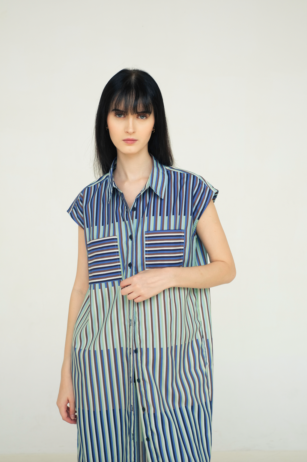 Mimosa Shirt Dress in Mojito