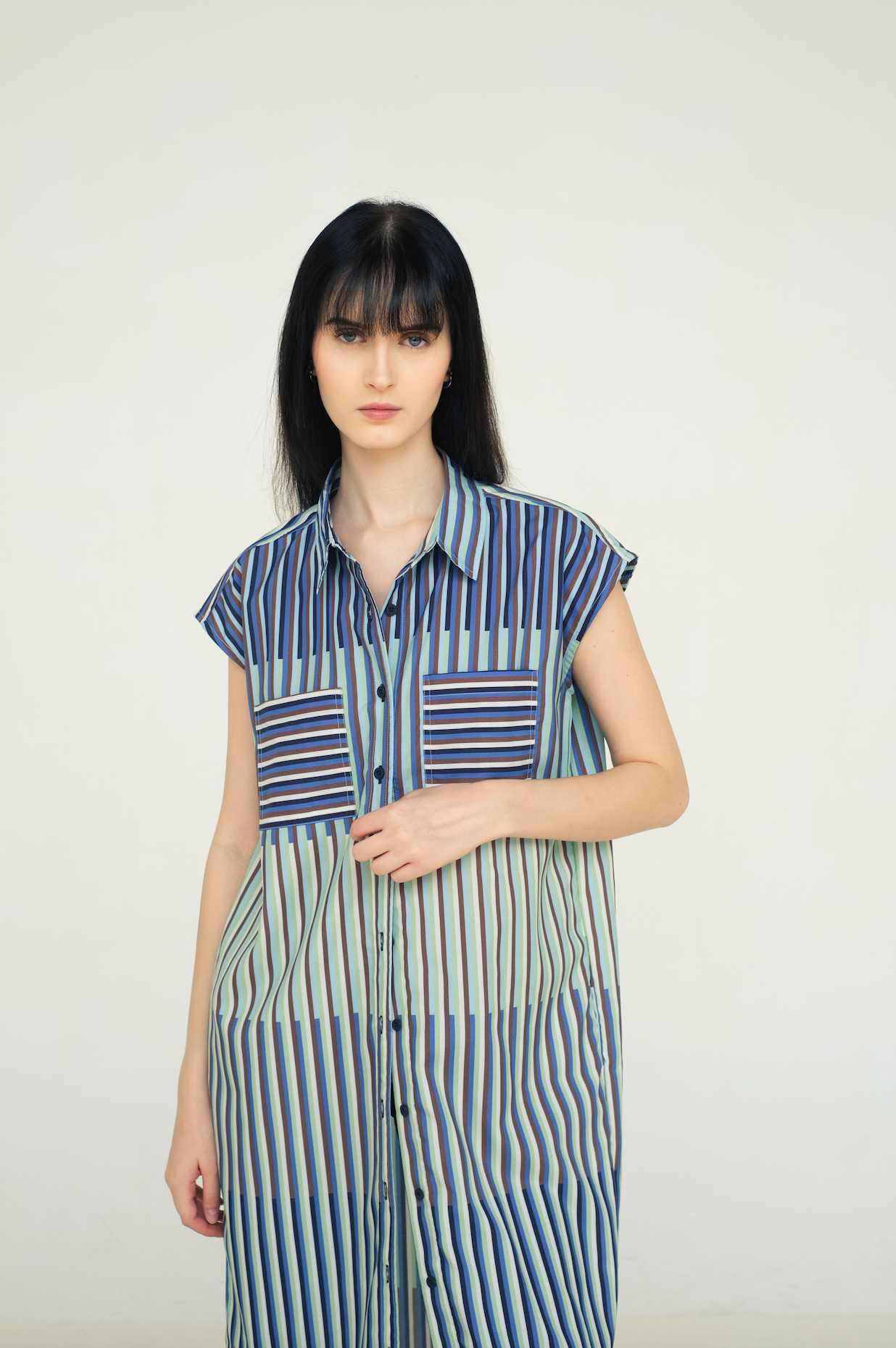 Mimosa Shirt Dress in Mojito