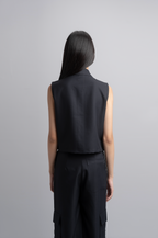 Kleia Boxy Shirt in Midnight