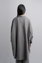 Eva Oversize Shirt in Charcoal