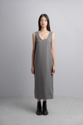 Nikki Midi Dress in Charcoal
