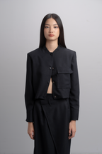 Reika Boxy Jacket in Midnight