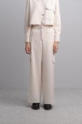 Brie Cargo Pants in Bone