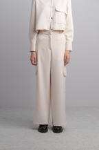 Brie Cargo Pants in Bone