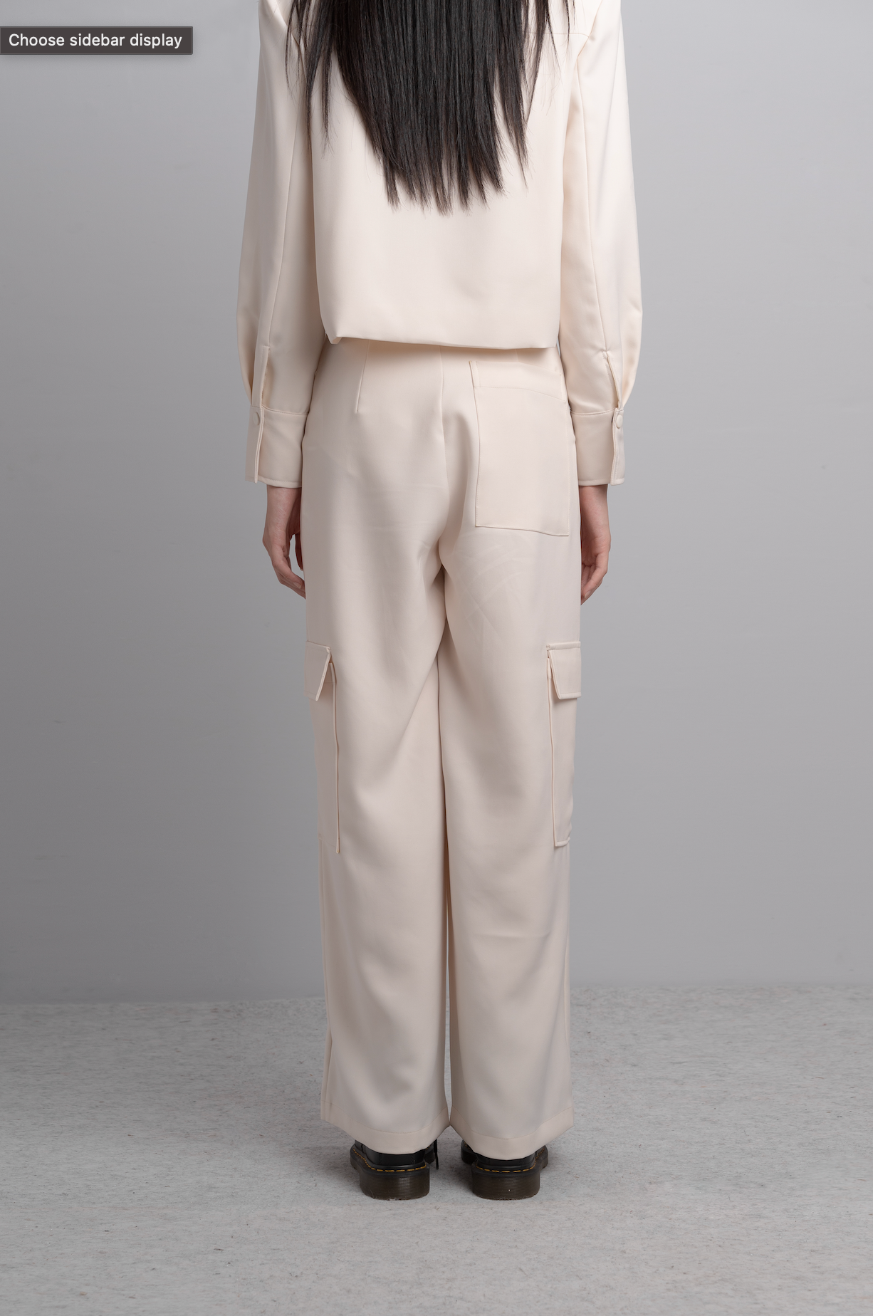 Brie Cargo Pants in Bone