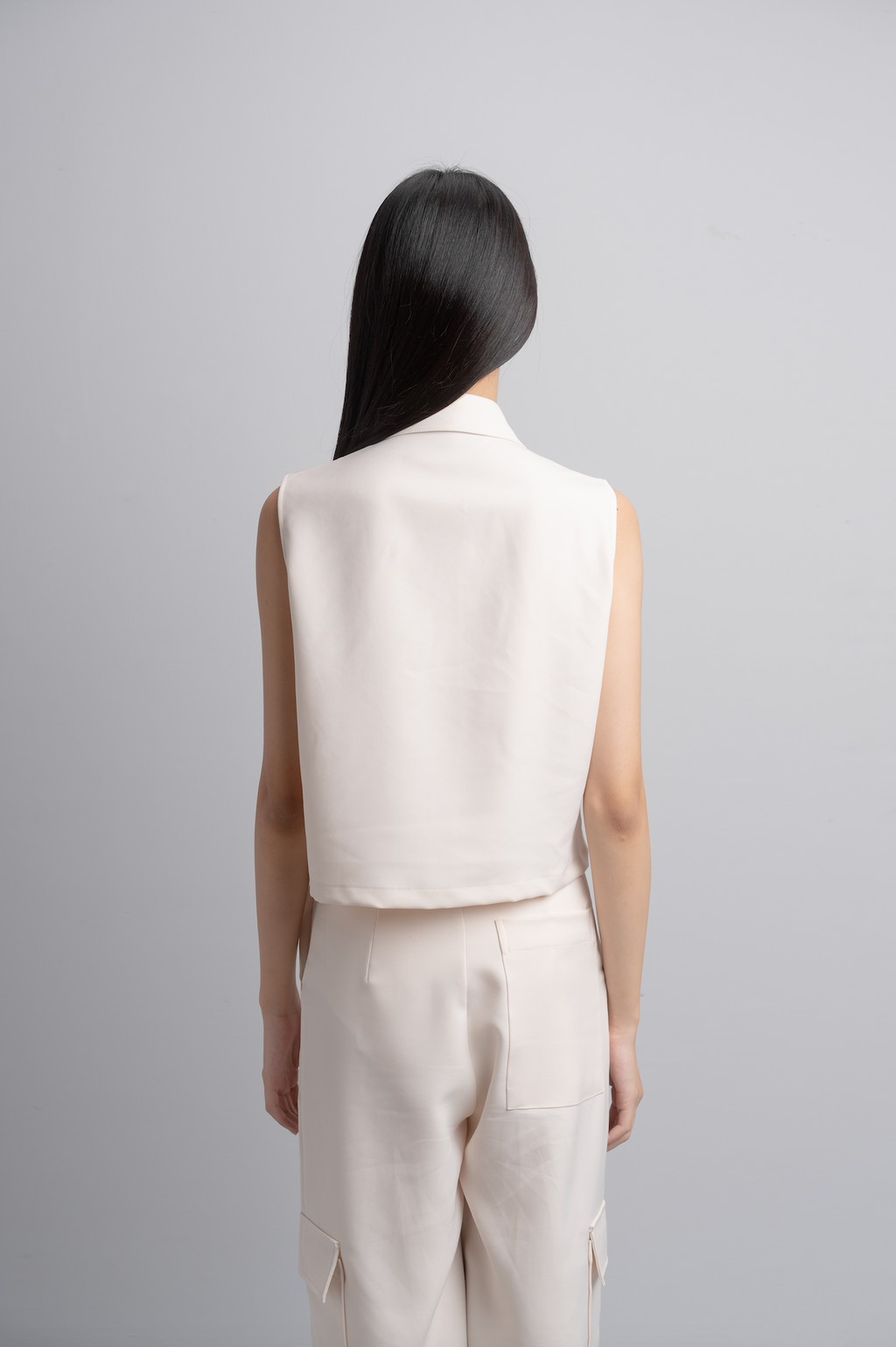 Kleia Boxy Shirt in Bone