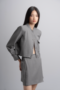 Reika Boxy Jacket in Charcoal