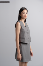 Valerie Vest in Charcoal