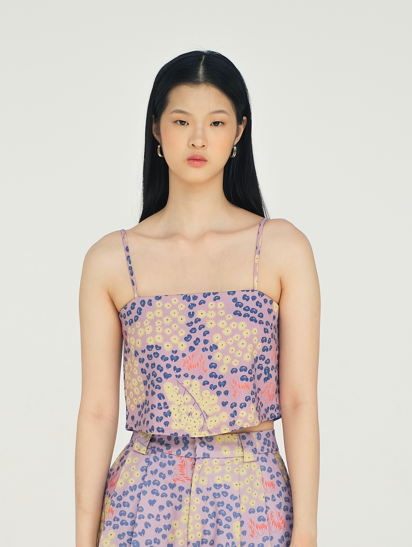 Ida Crop Top in Violet
